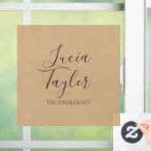 Elegante Schreibweise Fensteraufkleber (Zuhause)