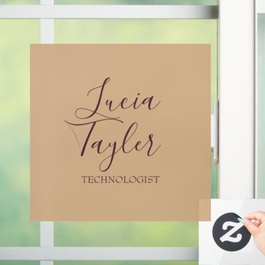 Elegante Schreibweise Fensteraufkleber (Zuhause)