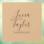 Elegante Schreibweise Fensteraufkleber (Blatt 3)