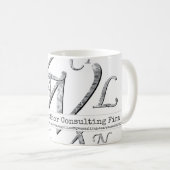 Elegante Schreibweise für geschäftliche Zwecke Kaffeetasse (VorderseiteRechts)