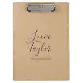 Elegante Schreibweise Klemmbrett (Vorderseite)