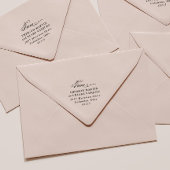 Elegante Schrift aus der Hochzeitsstiftung Permastempel