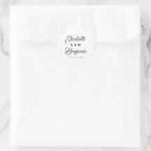 Elegante Schrift individuell anpassbare Wedding Cl