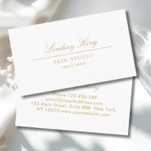 Elegante Schrift | Salon Geschäft