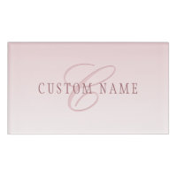 Elegante Schrift und Monogramm | Rose Ombre