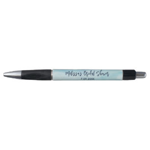 Elegante Schrift Wasserfarbe Brautparty Papier Swa Kugelschreiber