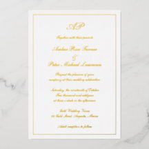 Elegante Schriftart, einfaches, formelles Monogram