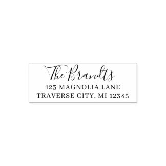 Elegante Schriftfamilie Fancy Name Permastempel