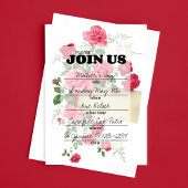 Elegante Schriftzeichen als Einladung