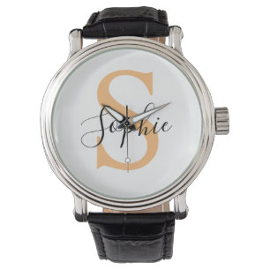 Elegante Schriftzug individuell personalisiertes G Armbanduhr
