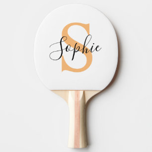 Elegante Schriftzug individuell personalisiertes G Tischtennis Schläger