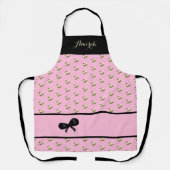 Elegante Schürze "It's All About Gold Hearts" (Vorderseite)