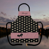 Elegante Schürze "It's All About Gold Hearts"