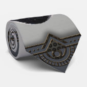 Elegante Schwäne, die gemeinsam ein Herz versprech Krawatte (Gerollt)