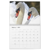 Elegante Schwäne Kalender (Feb 2027)