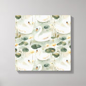 Elegante Schwäne Leinwanddruck (Vorderseite)