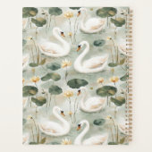 Elegante Schwäne Planer (Rückseite)