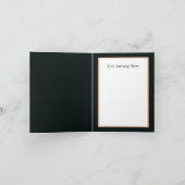 Elegante schwangere Mama fügt Text zu jedem Zweck Karte (Innenseite)