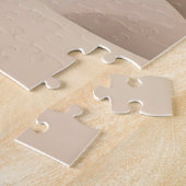 Elegante Schwarz Beige Abstrakte Landschaft Puzzle (Seite)