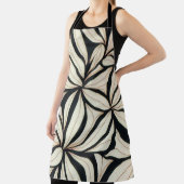 Elegante Schwarz-Creme-Schürze Schürze (InSitu)