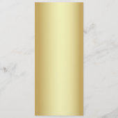 Elegante Schwarz-Glitzer-Hochzeit Menükarte (Rückseite)