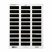 Elegante Schwarz-Gold-Farbe (Vorne)