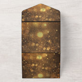 Elegante Schwarz-Gold-Masquerade mit UAWG All In One Einladung (Außenbereich)