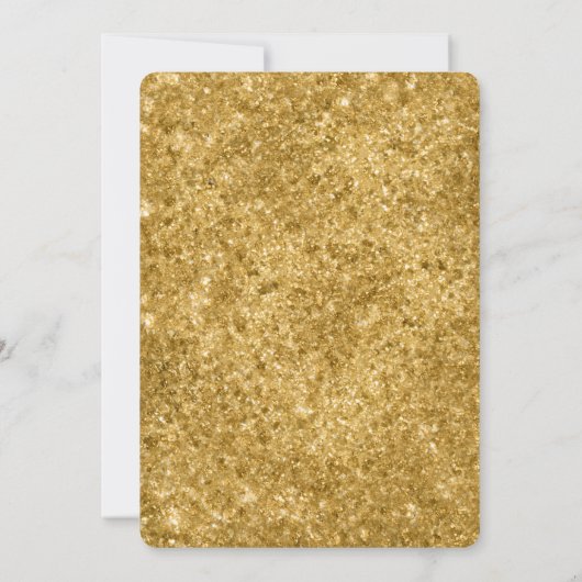 Elegante Schwarz und Gold Kunst, Dichtung und Musi Dankeskarte (Rückseite)