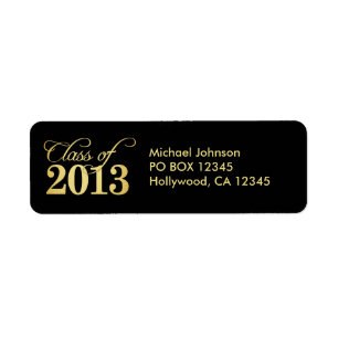 Elegante Schwarz-und Goldklasse von 2013