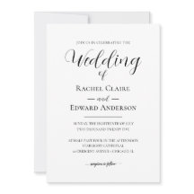 Elegante Schwarz & Weiß Classic Hochzeit