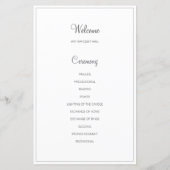 Elegante Schwarz/Weiß Foto Collage Hochzeit (Rückseite)