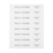 Elegante Schwarz-Weiß-Hochzeit (Bogen)