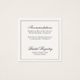 Elegante Schwarz-Weiß-Hochzeitdetails