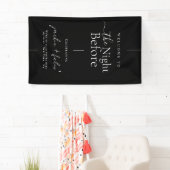 Elegante Schwarz-Weiß-Probe Willkommen Banner (Insitu)