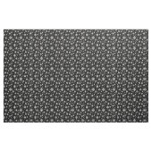 Elegante Schwarz-Weiß-Schneeflocken Stoff (Yard (91,4 cm))