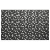 Elegante Schwarz-Weiß-Schneeflocken Stoff (Fat Quarter (45,7 x 55,9 cm))