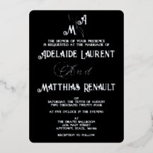 Elegante Schwarz-Weiß-Silberstreifen