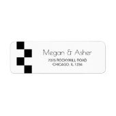 Elegante Schwarz-weiß Tiles (Vorne)