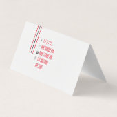 Elegante, Schwarz-weiße geometrische Formen Visitenkarten (Rückseite)