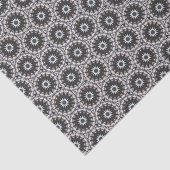 Elegante Schwarz-weiße geometrische Geschenke oder Seidenpapier (Ausschnitt)