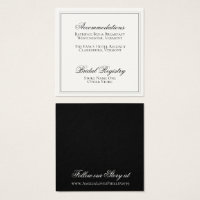 Elegante schwarz-weiße Hochzeitsdetails