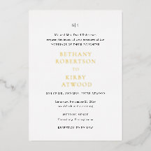 Elegante schwarz-weiße klassische Hochzeit