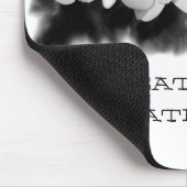 Elegante Schwarz-weiße Orchideenmalerei Mousepad (Ecke)