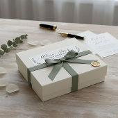 Elegante Schwarz-weiße Skripthochzeit Rücksendeadr