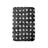 Elegante schwarze Aquarelltöne Badematte (Vorderseite Vertikal)