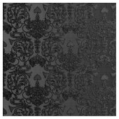 Elegante schwarze Damast-Spitze Stoff (Nahaufnahme)