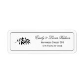 Elegante schwarze Filiale und formale Hochzeit mit (Vorne)