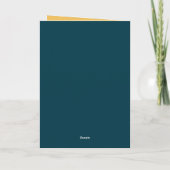 Elegante Schwarze Frau mit Blume Karte (Rückseite)
