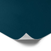 Elegante Schwarze Frau mit Blume Poster (Ecke)