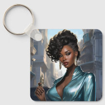 Elegante Schwarze Frau